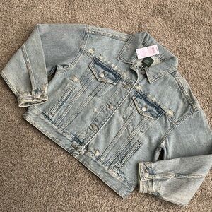 Wild Fable Cropped Trucker Jacket